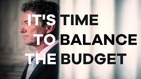 It's Time to Balance the Budget