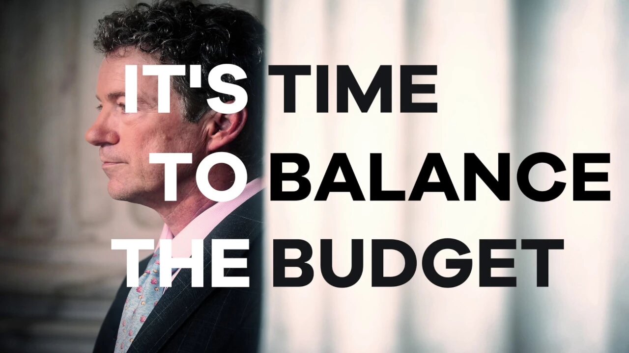 It's Time to Balance the Budget