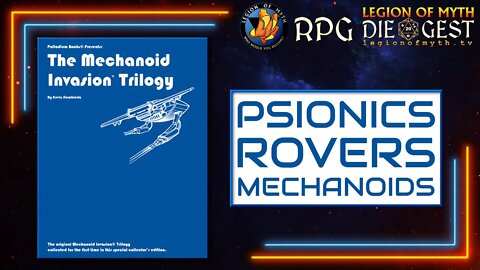 [70-1] - THE MECHANOID INVASION TRILOGY by Palladium Books | Psionics, Rovers & Mechanoids