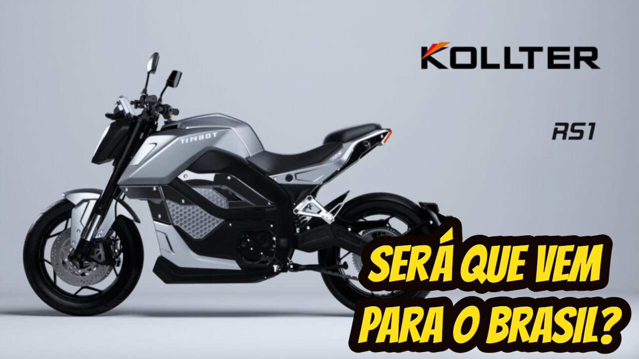 ESSA MOTO ELÉTRICA CAIRIA BEM NO BRASIL? / KOLLTER RS1 PRO PODE CHEGAR A 210 KM DE AUTONOMIA