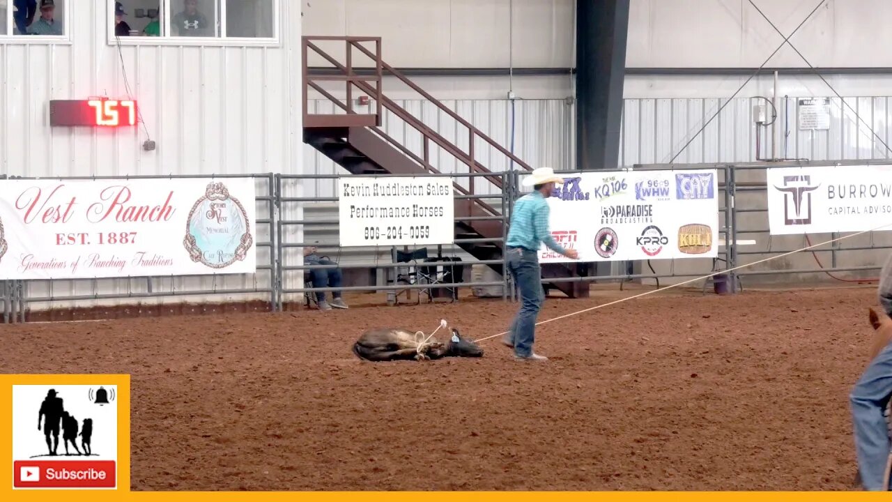 Tie-down Roping 3rd Go - Story Vest Memorial Calf Roping 2023 (Censored)