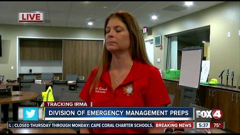 Cape Coral EOC prepares for Hurricane Irma