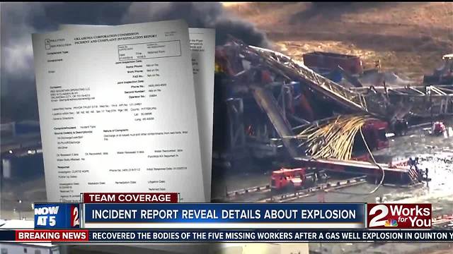 OCC releases preliminary report on Patterson 219 rig explosion