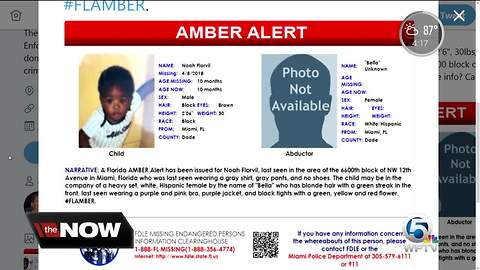 AMBER Alert issued for 10-month-old Noah Florvil in Miami