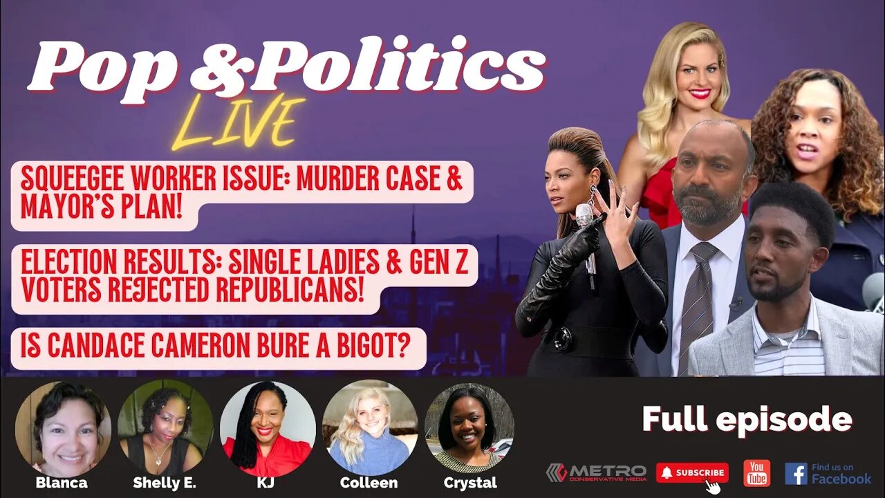 🔴 Pop & Politics LIVE: Baltimore Squeegee Workers | Election Results | Candace Cameron Backlash!