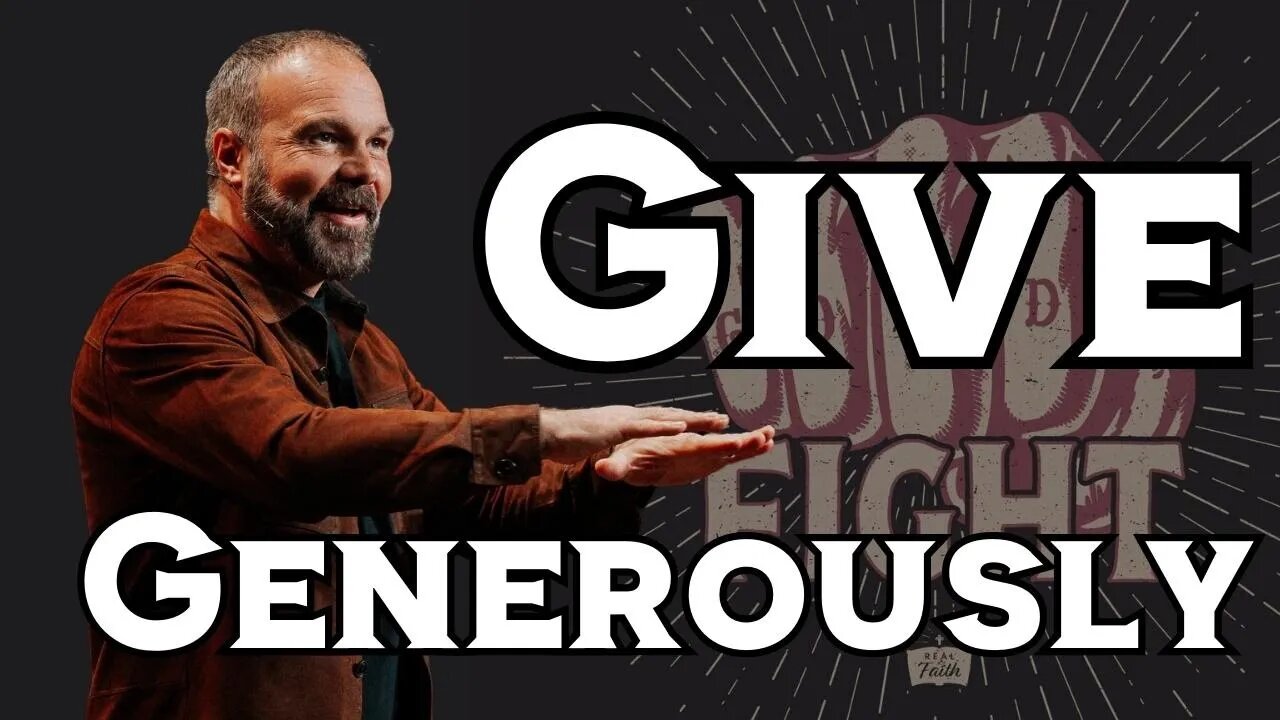 Are you a generous man?