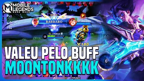 SIMPLESMENTE ADOREI O BUFF NO NATAN | FICOU PERFEITO MOONTON | MLBB