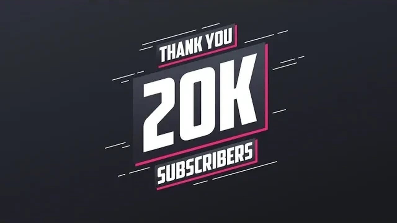 We Hit 20K Subs! Thank You For All Of Your Support! Without You This Channel Is Nothing!