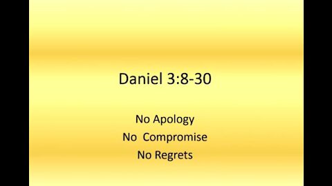 Daniel 3:8-30 - Crossroads Chapel Live Stream - September 12th 2021