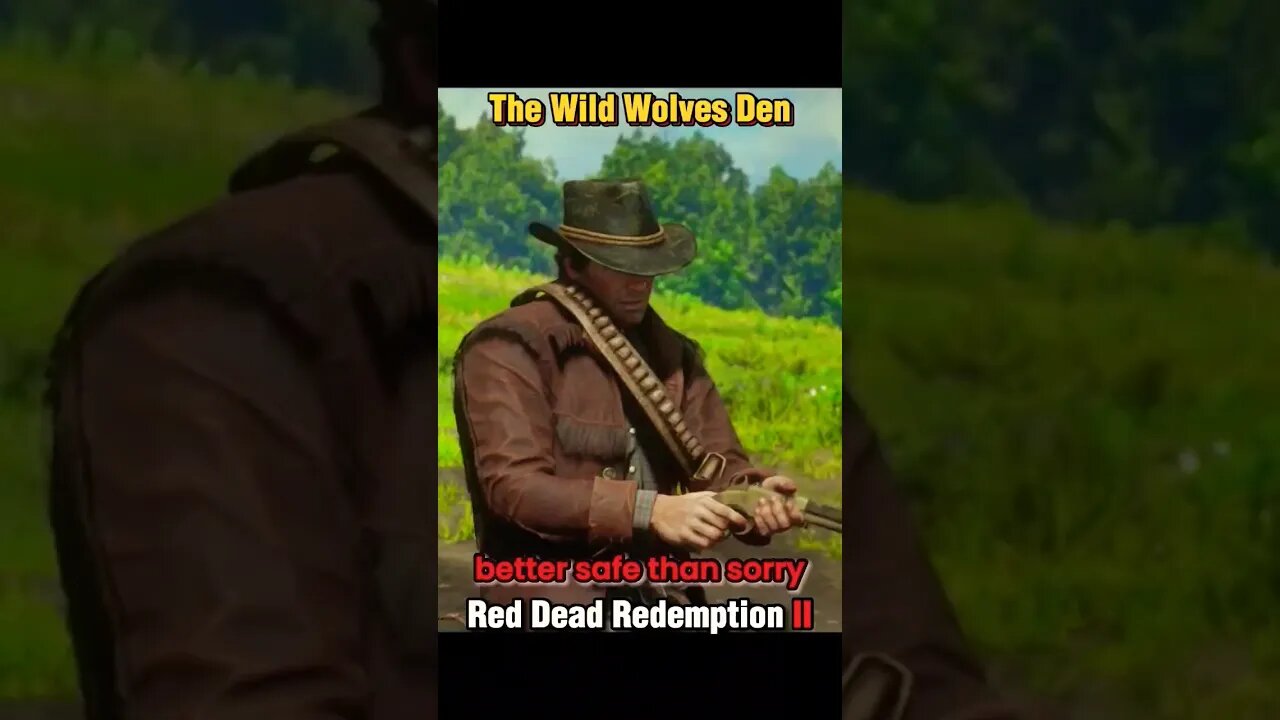 better safe than sorry #shorts #rdr2 #trending #subscribe