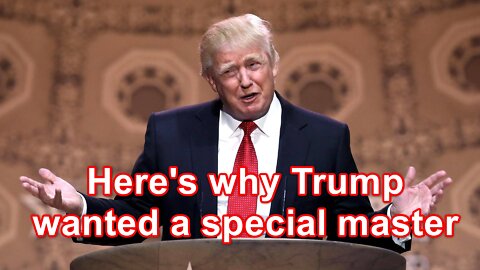 Here's why Trump wanted a special master