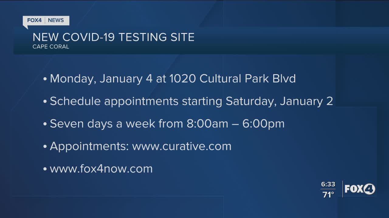 New Cape Coral COVID testing site