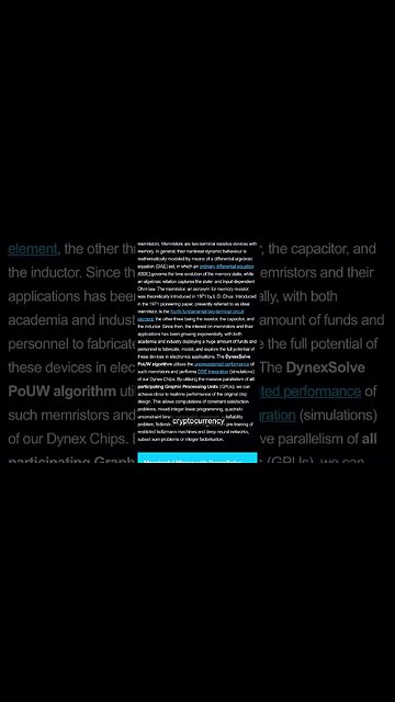 Dynex Coin Dominating GPU Mining Charts