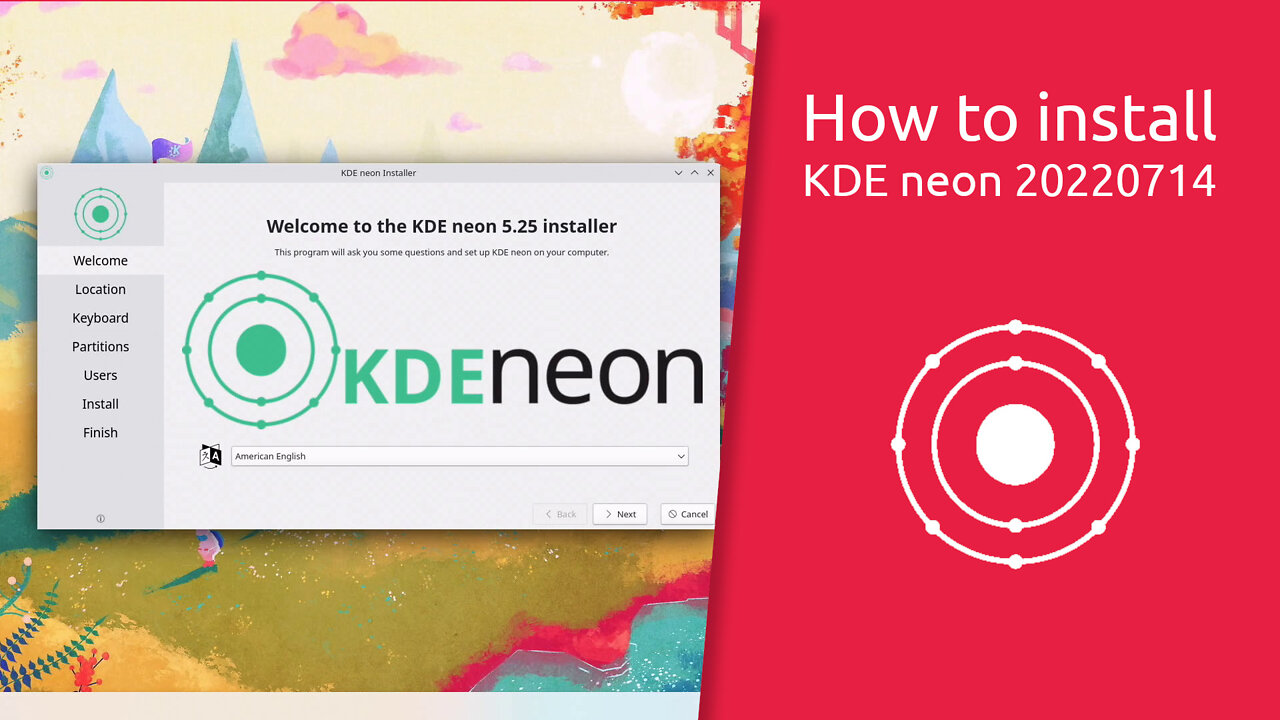 How to install KDE neon 20220714