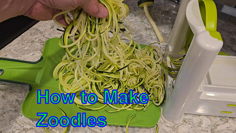 How to make Zoodles