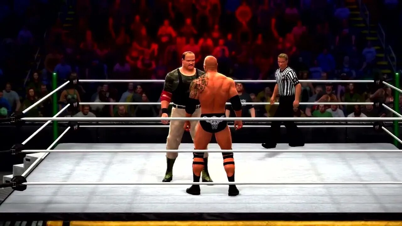 WWE 2K14 Gameplay The Rock vs Sgt Slaughter