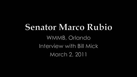 Sen. Rubio: The Debt Is A Generational Challenge