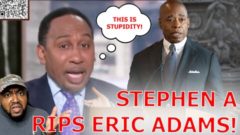 Vax Crusader Stephen A Smith RIPS NYC Mayor Eric Adams Over Keeping 'Stupid' Employer Vax Mandate