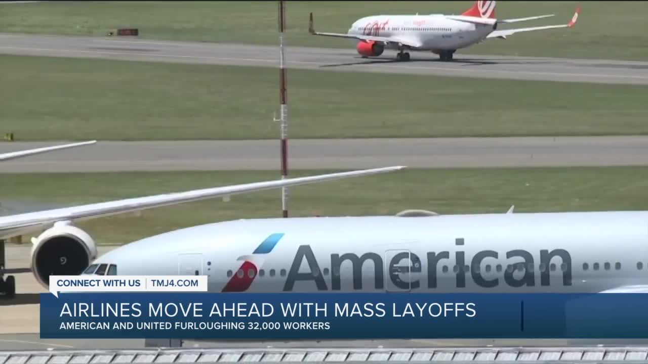 Airlines move forward with mass layoffs