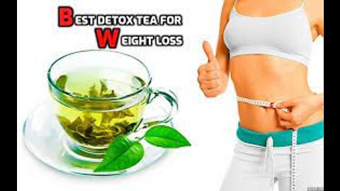 Detox tea for weight loss and belly fat