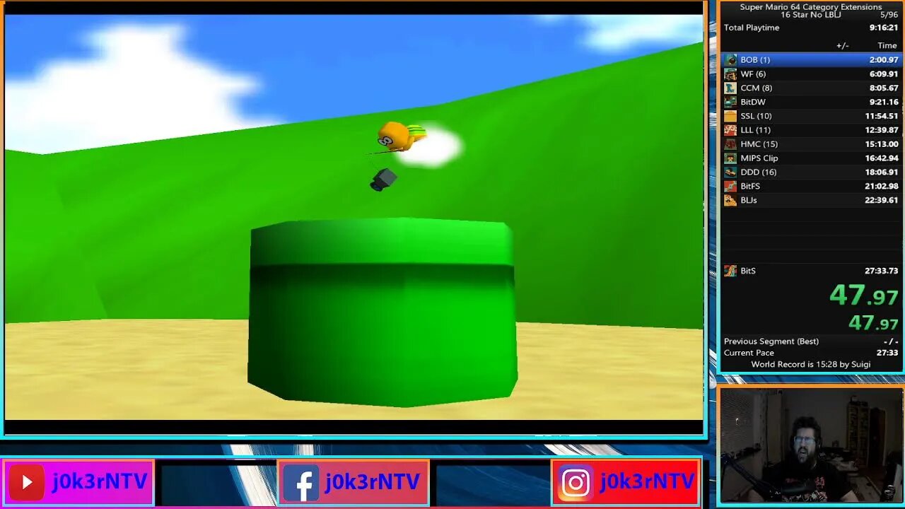 More SM64 Practice with N64 Controller and runs | Swe/Eng