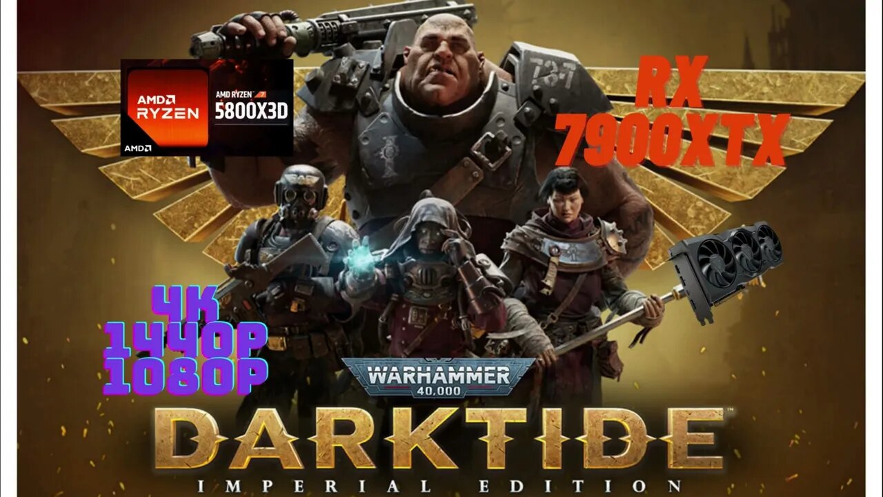 WarHammer 40,000 DarkTide Rapaz esse jogo é pesado não vou mentir, 4k 144p 1080p