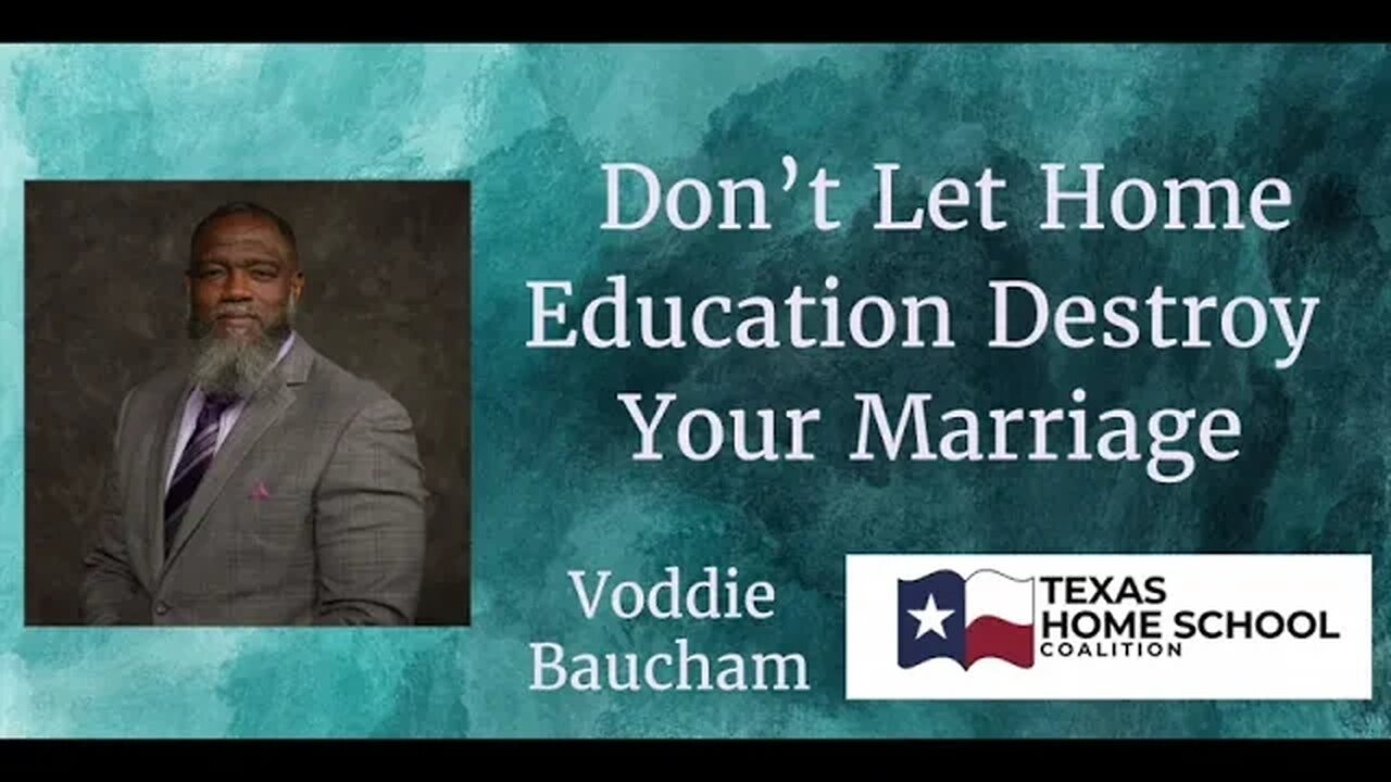 Don't Let Home Education Destroy Your Marriage l Voddie Baucham