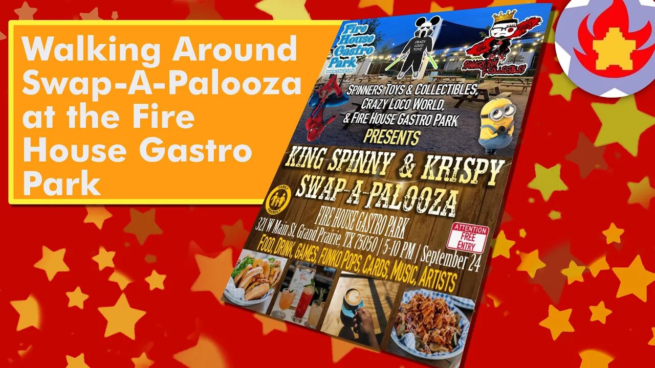 Walking Around Swap-A-Palooza at the @FireHouse Gastro Park