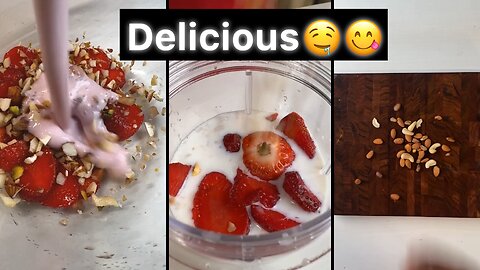 Delicious recipe • Making Strawberry juice 🍓