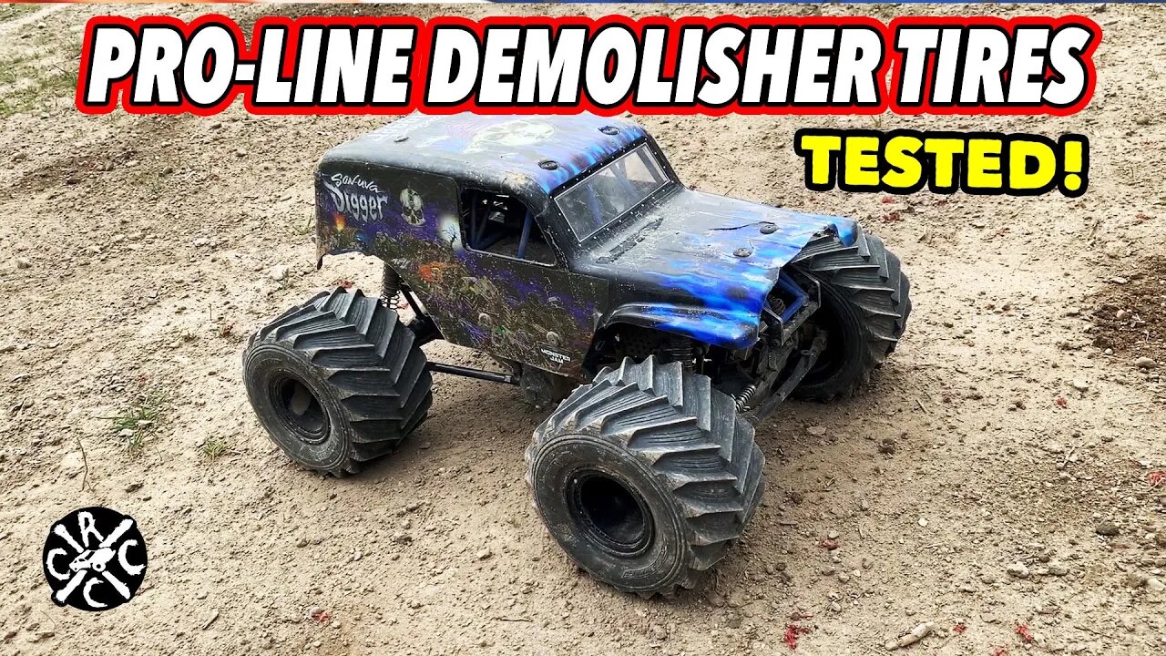 Testing The Pro-Line Demolisher Tires On The LMT - Tracking Straight!