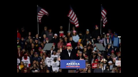 Trump debuts new song at tonight's Arizona rally.