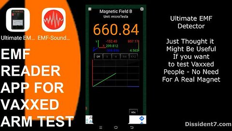 Ultimate EMF Detector - Magnetic Field Bluetooth MAC Address Nano Sensor Vaccine App