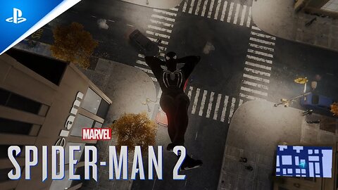 Marvel's Spider-Man 2 Symbiote Black Suit Mod w/ Spider-Man 2 Mini Map Mod (Spider-Man PC MODS)