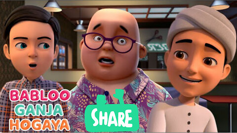 Babloo Ganja Hogaya | New Episode | Ghulam Rasool Cartoon Series | 3D Animation
