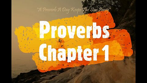 A Proverb A Day Keeps the Sins Away (Proverbs 1 - June 1, 2023)