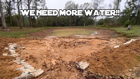 Finally Getting Some Rain To Fill The Pond!