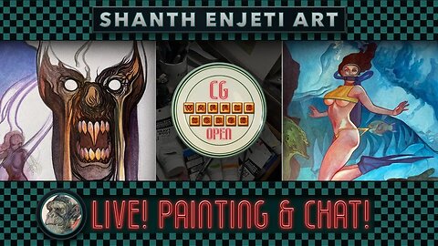 LIVE! Painting Comics | Live at the CG Waffle Lodge!