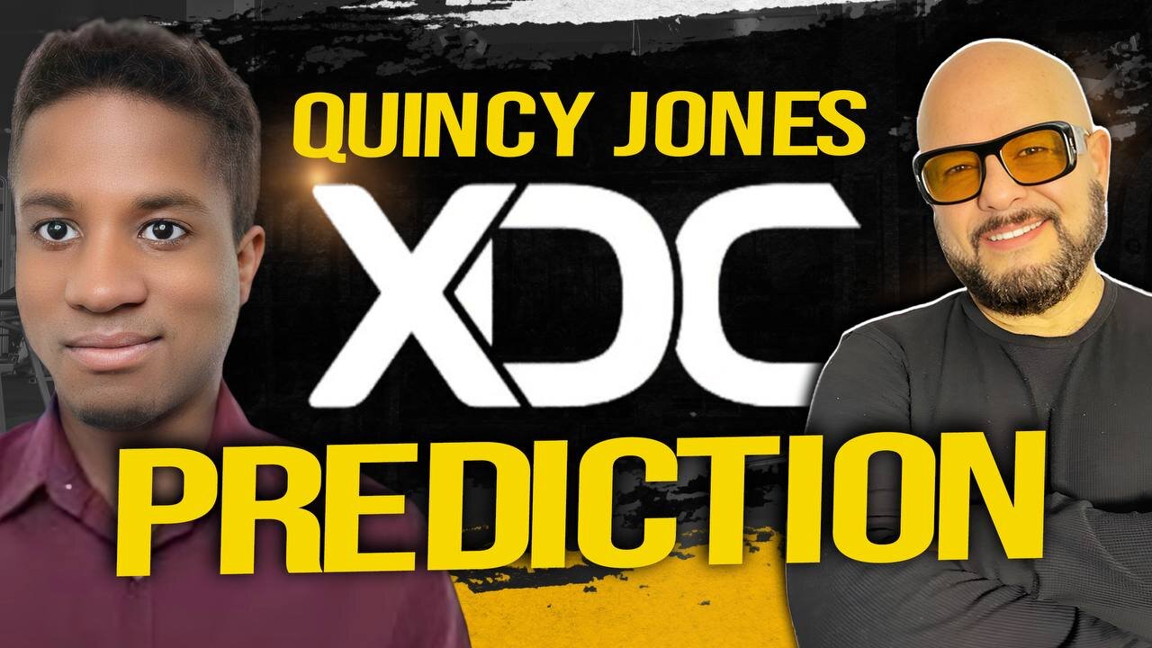 Quincy Jones XDC Programmer Predicts A Massive XDC Price! 5 Cent Price Wont last on Trump's Return!