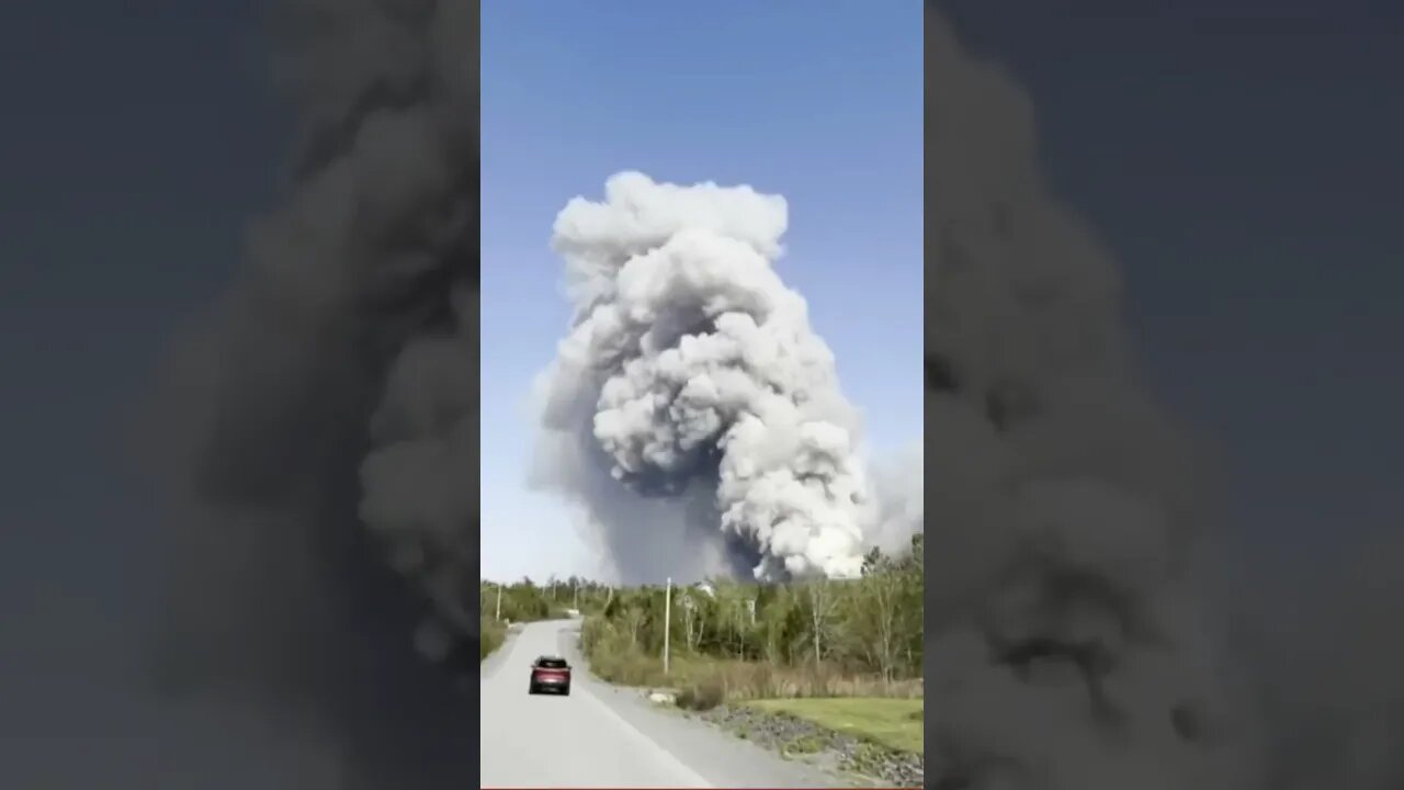 Nova Scotia Battling Largest Wildfire in Province's History #reels #short #shorts
