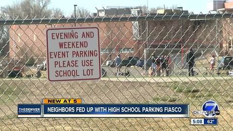 Neighbors fed up with Lakewood High School parking fiasco