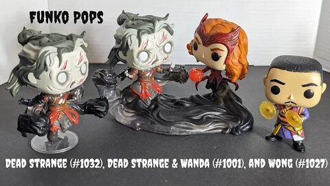 Funko Pop Dr Strange Multiverse of Madness Pop Figures - Dead Strange, Wanda, & Wong - Rodimusbill
