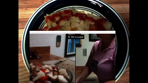 Chopping Up Potatoes