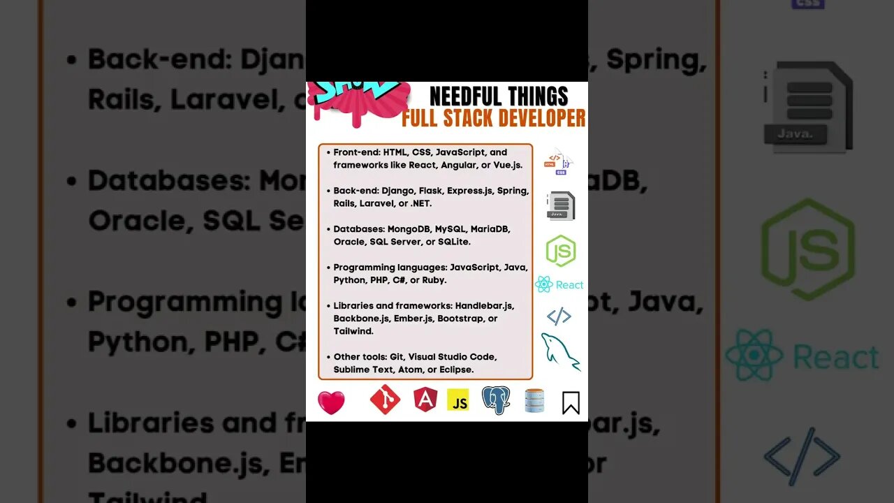 How to become in full developer