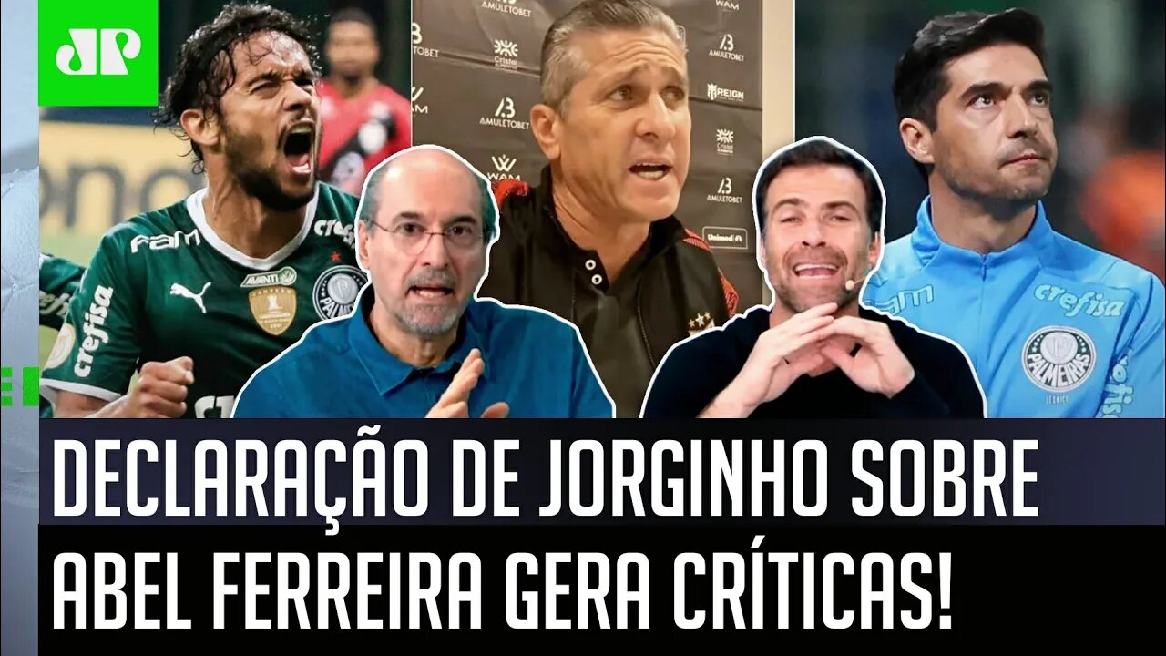 "PELO AMOR DE DEUS! O que o Jorginho FALOU do Abel Ferreira foi..." Técnico do Atlético é CRITICADO!