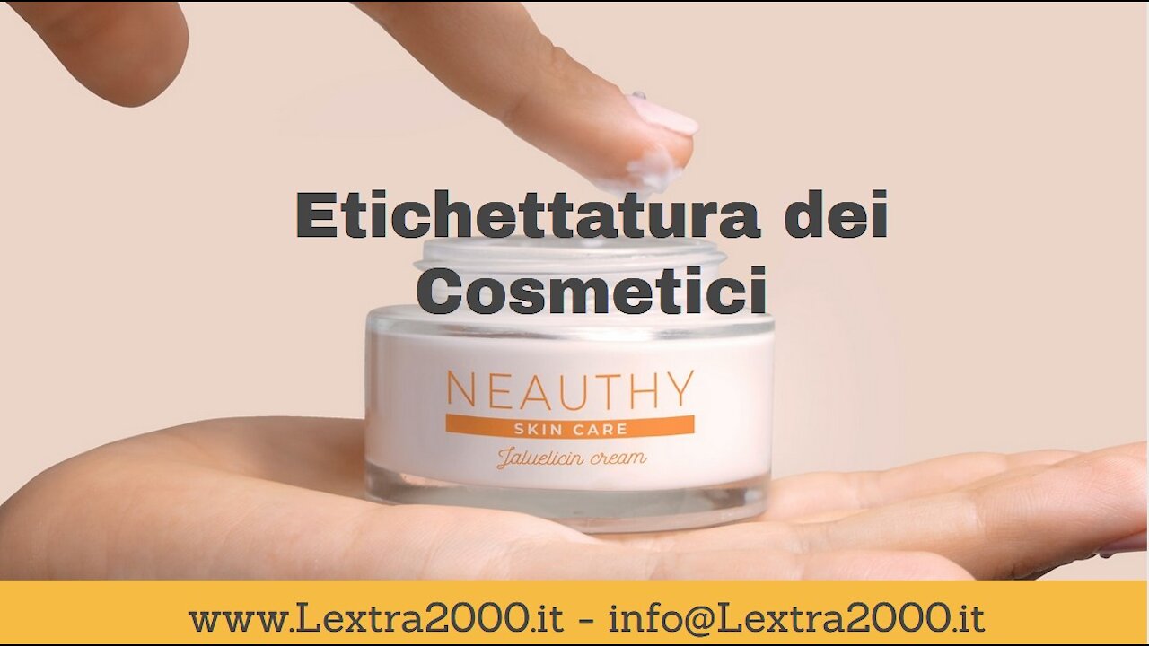 Etichettatura dei Cosmetici