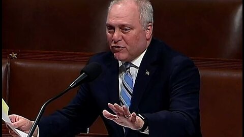 JUST IN: Steve Scalise gives fiery speech against Biden's spending bill