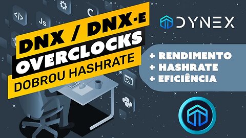 ⛏️😱 NOVO SRBMINER 2.2.3 - DOBROU O HASHRATE EM DYNEX (DNX) EFICIÊNCIA E PERFORMANCE NA MINERAÇÃO