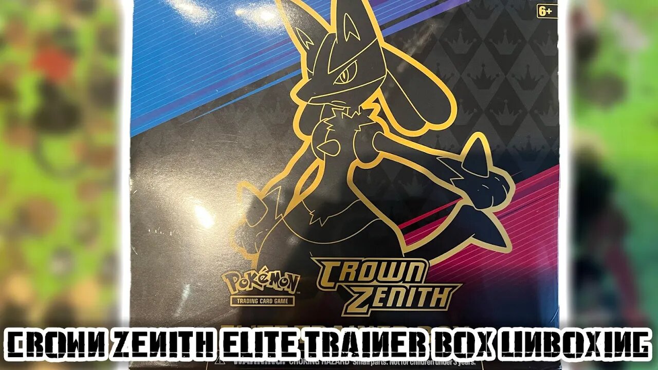 unboxing crown zenith elite trainer box