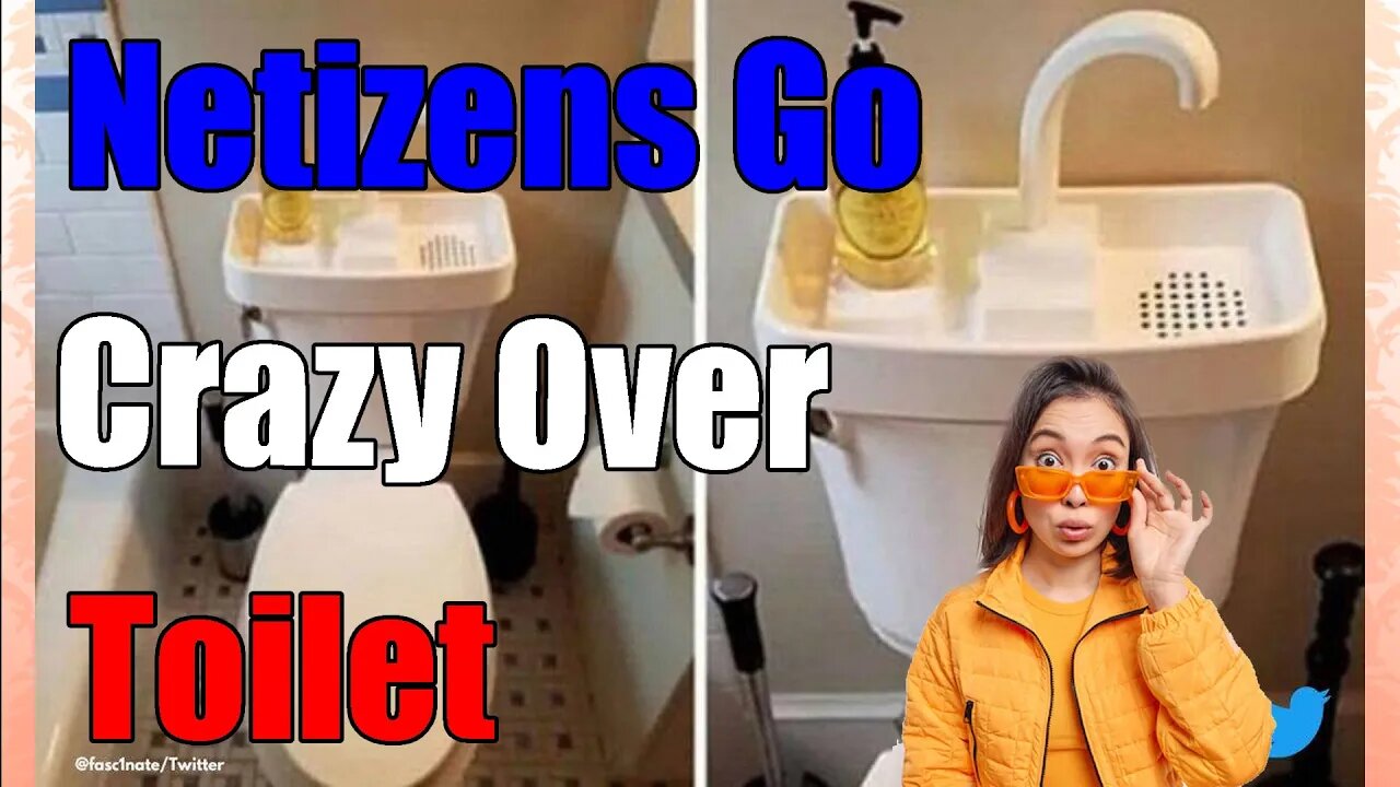 Weird Sink Over Toilet🚽 Goes Viral😂🔥