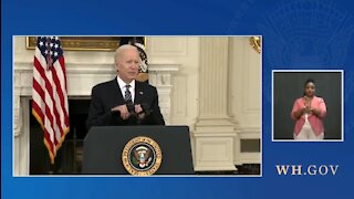 Biden: It’s Reassuring Companies Are Boycotting Georgia's Jim Crow Laws